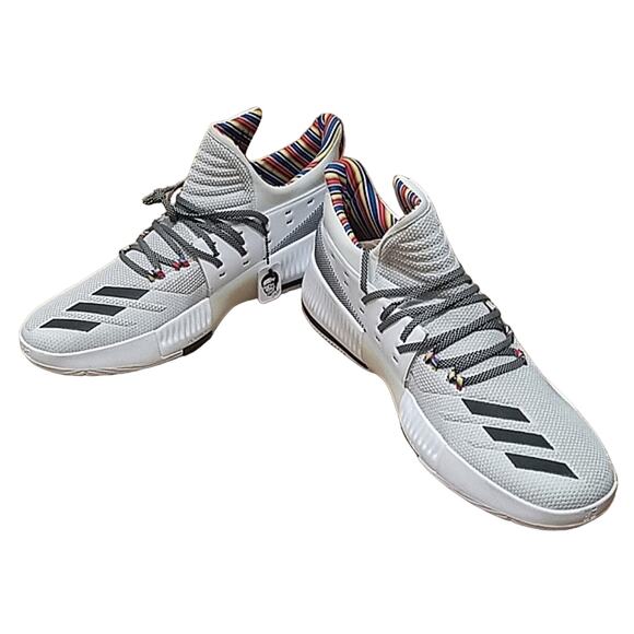 Adidas D Lillard 3 NWOT Author Ash BHM low sneakers men's 17